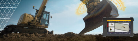Trimble Earthworks with Tiltrotator Automatics